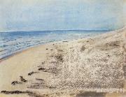 William Stott of Oldham Sand-dunes painting